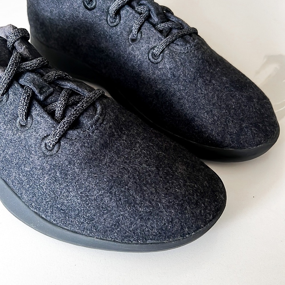 Allbirds Wool Runner Charcoal Gray With Black Sole Sneaker Womens Sz 10 0319 NV1 - Picture 8 of 14